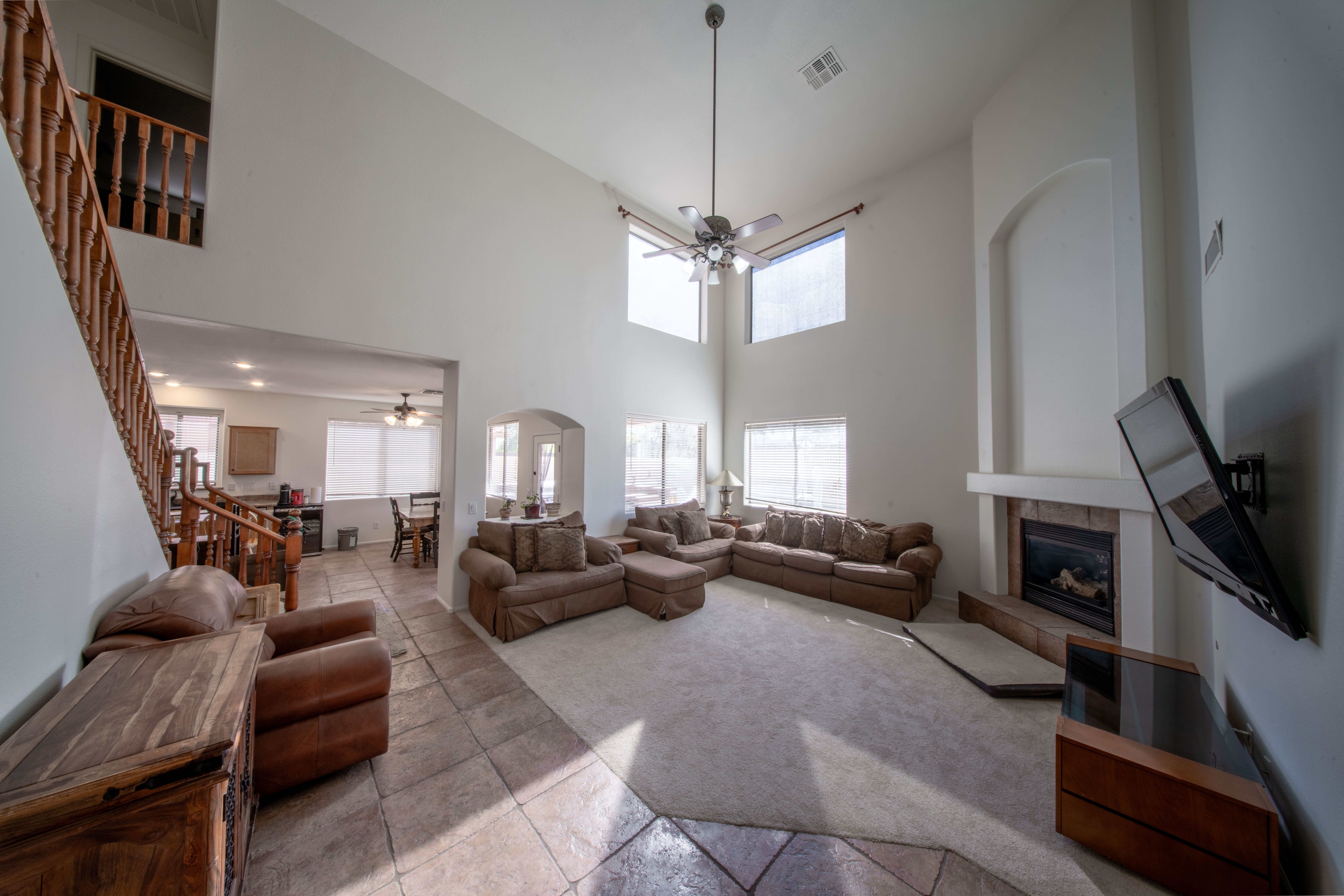 Scottsdale living room real estate photo